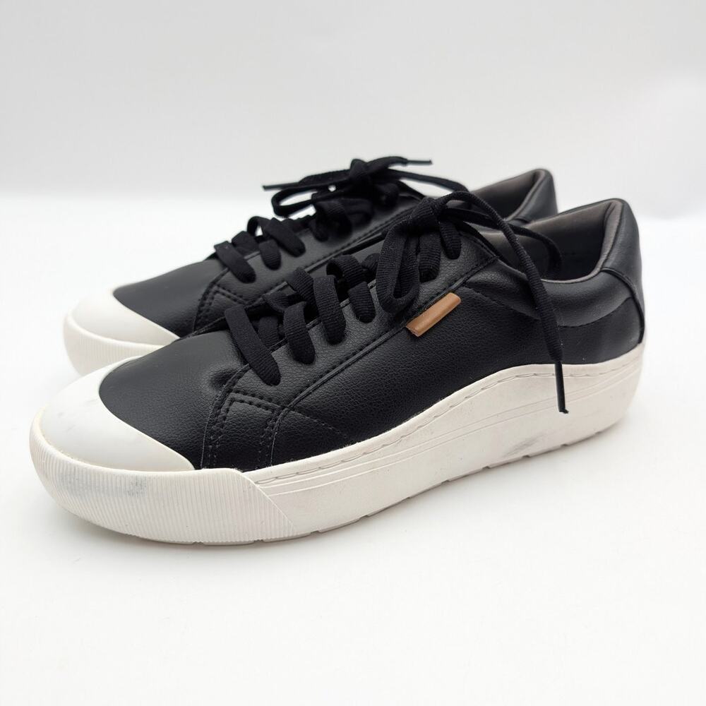 Dr. Scholl's Time Off Lace-Up Sneaker Shoes Women's Black Size US8M EU38.5